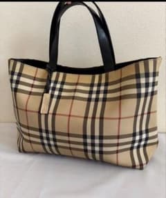 BURBERRY LONDON】ノバチェック PVC ロゴ金具 底鋲 - メルカリ