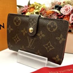 ルイヴィトン モノグラム ヴィエノワ 二つ折り 財布 がま口 小型