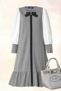 エムズグレーシー♡チャームジップ付き ワンピース 38 - メルカリ