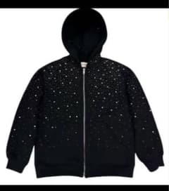 VYBES バイブス ストーン装飾 ブラック パーカー BRHTH KHI好きに