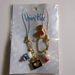 ハローキティ Vivitix ペアストラップ 鍵 ハート 2001 - メルカリ