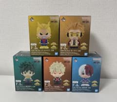 即日発送】 ヒロアカ 一番くじ 紡がれる想い F賞 SOFVICちゅ 5点