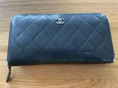 CHANEL ブラック キルティング 長財布 ノベルティ - メルカリ