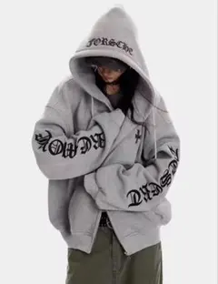 2026年最新】クロムハーツ パーカー グレーの人気アイテム - メルカリ