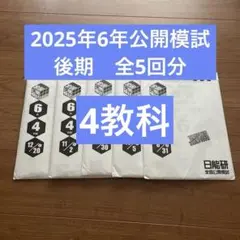 2026年最新】日能研 6年 公開の人気アイテム - メルカリ