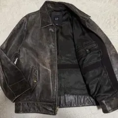 2026年最新】old gap レザージャケット ブラウンの人気アイテム - メルカリ