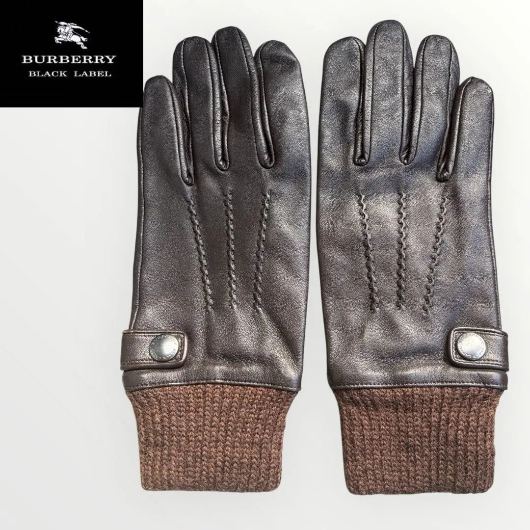 2026年最新】BURBERRY BLACK LABEL カラー：ブラック系 手袋の人気