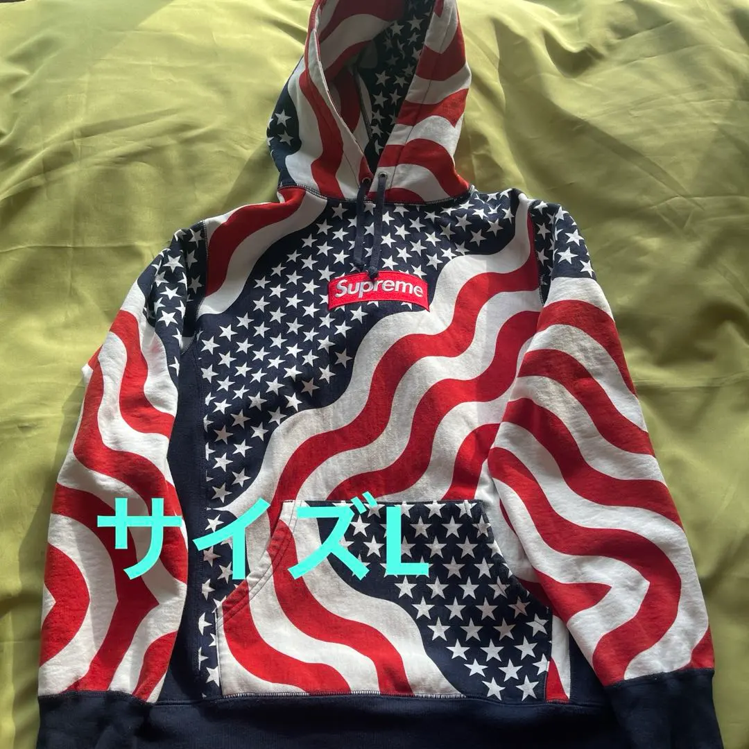 2026年最新】supreme パーカー 星条旗の人気アイテム - メルカリ