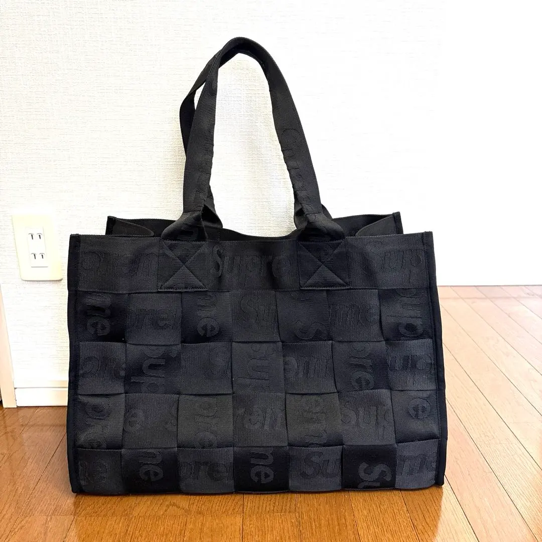 2026年最新】supreme woven large tote blackの人気アイテム - メルカリ