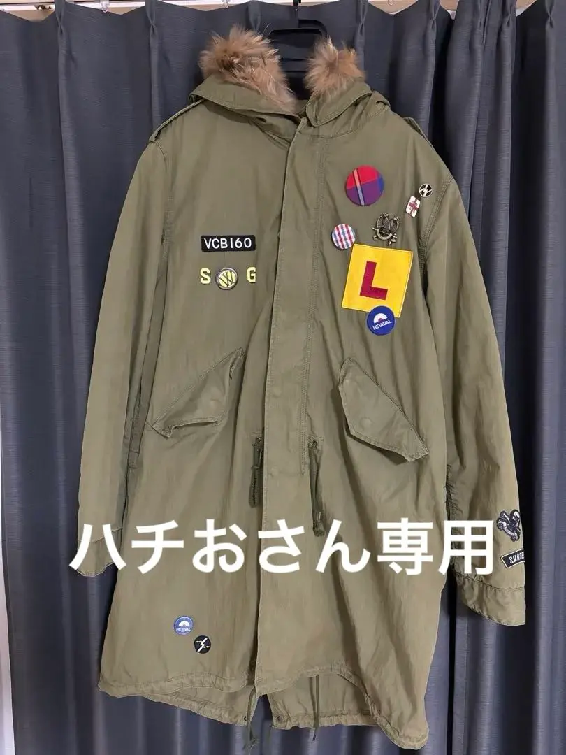 SWAGGER モッズコート Lサイズ オレンジ迷彩phenomenon