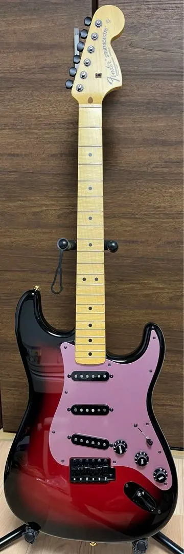 バーズアイ・虎杢ネック】Galaxy Red風