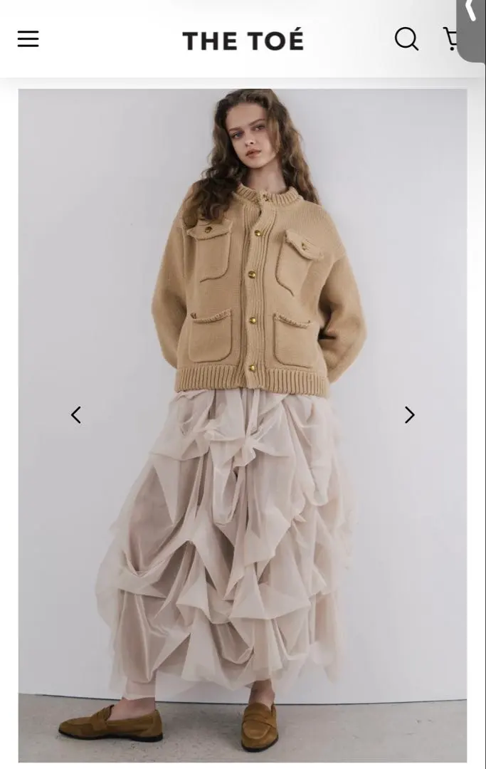 2026年最新】THE toe iris tulle skirtの人気アイテム - メルカリ