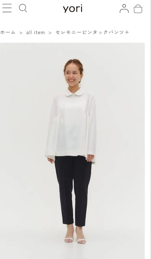 2026年最新】セレモニーピンタックパンツ yoriの人気アイテム - メルカリ
