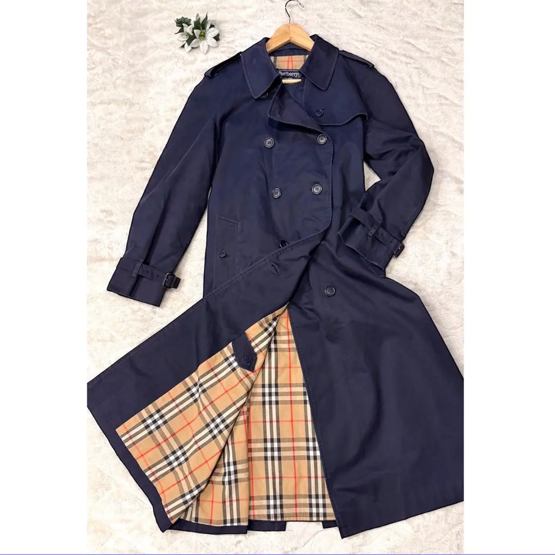 2026年最新】BURBERRY カラー：ネイビー系 トレンチコートの人気