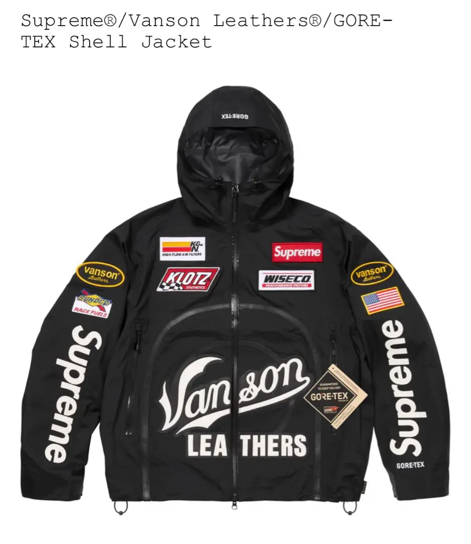 2026年最新】Supreme vanson leathers hoodedの人気アイテム - メルカリ