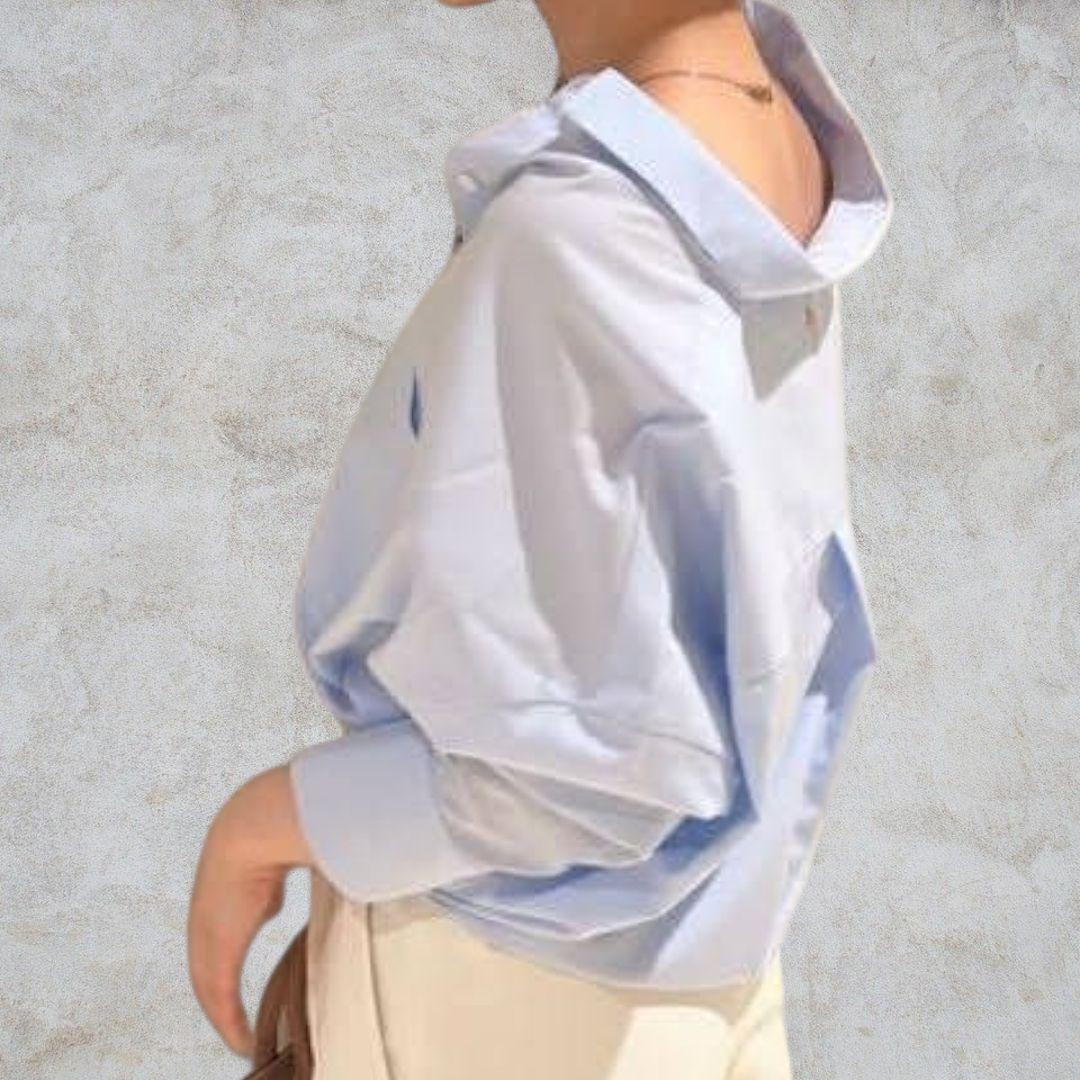 anuans アニュアンス 24SS スタンダード シャツ サックス - メルカリ