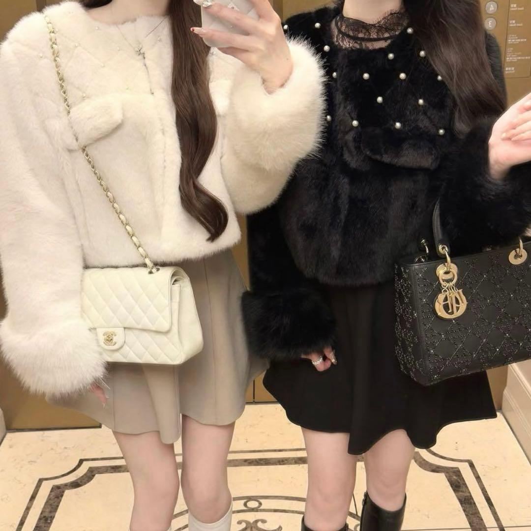 Lumignon Quilting fur coat