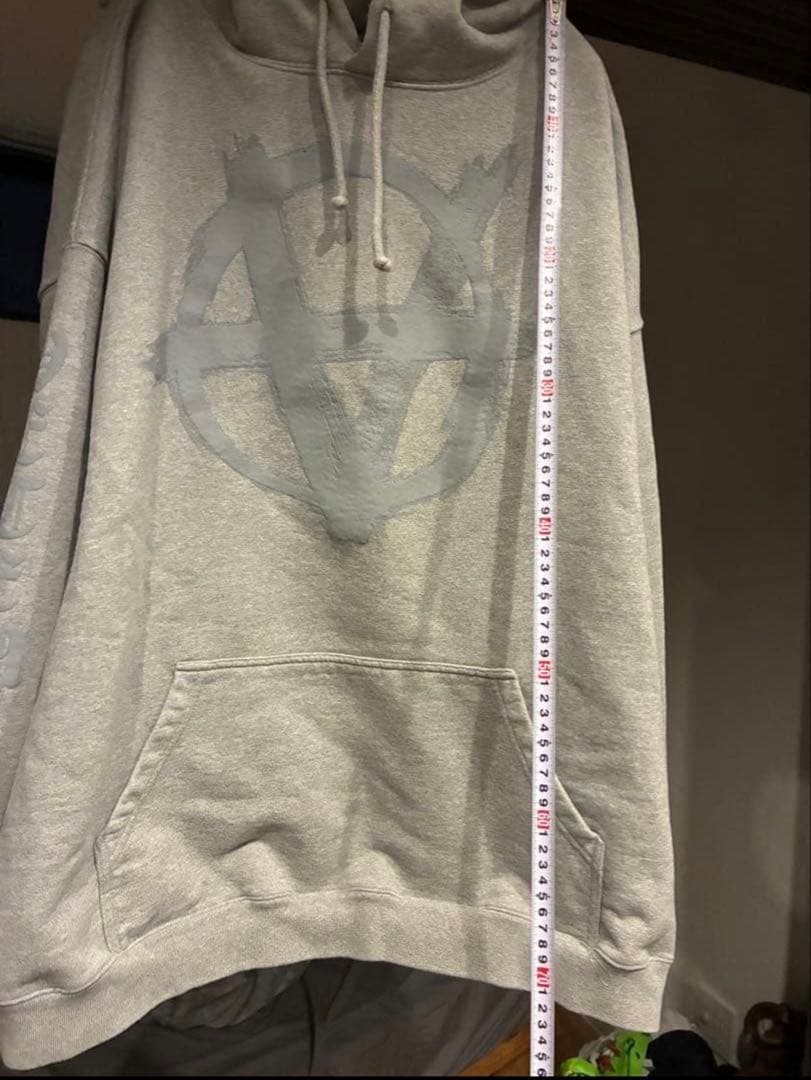 アナーキーシンボル プリント パーカー 黒 アナーキーシンボル