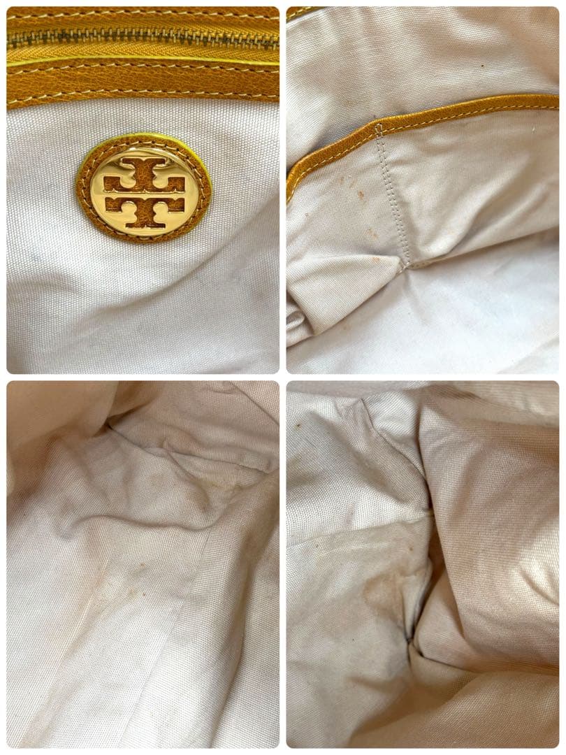 美品】トリーバーチ ボストン型トートバッグ キルティング ロゴ金具