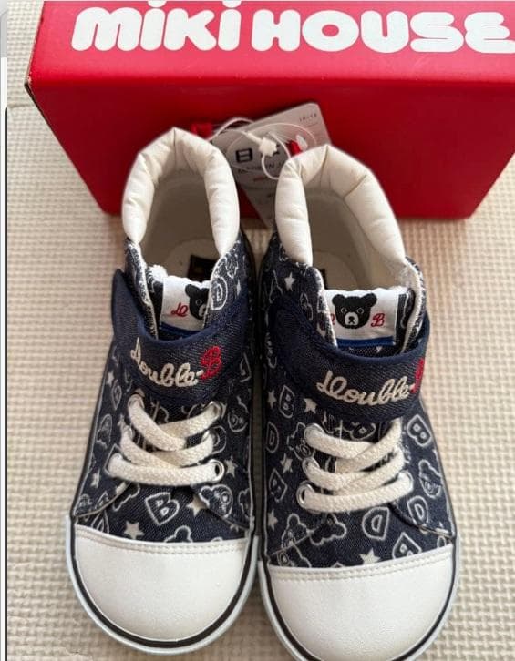 新品★定価26,400円ミキハウスDOUBLE.B ハイカットスニーカー18cm 楽天市場】ミキハウス ダブルb（靴サイズ（cm）18.0）（スニーカー｜靴