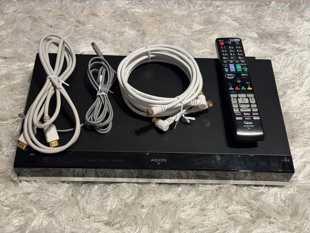 1TB 2番組録画 SHARP ブルーレイレコーダー BD-W1700 - メルカリ