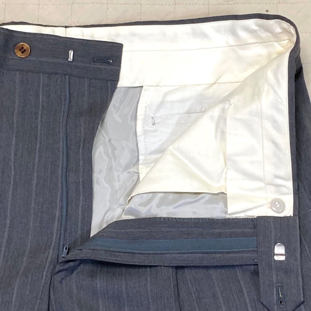 未使用☆ダーバンpiu♂ピュアウールシングル2Bスーツ☆ライトグレー