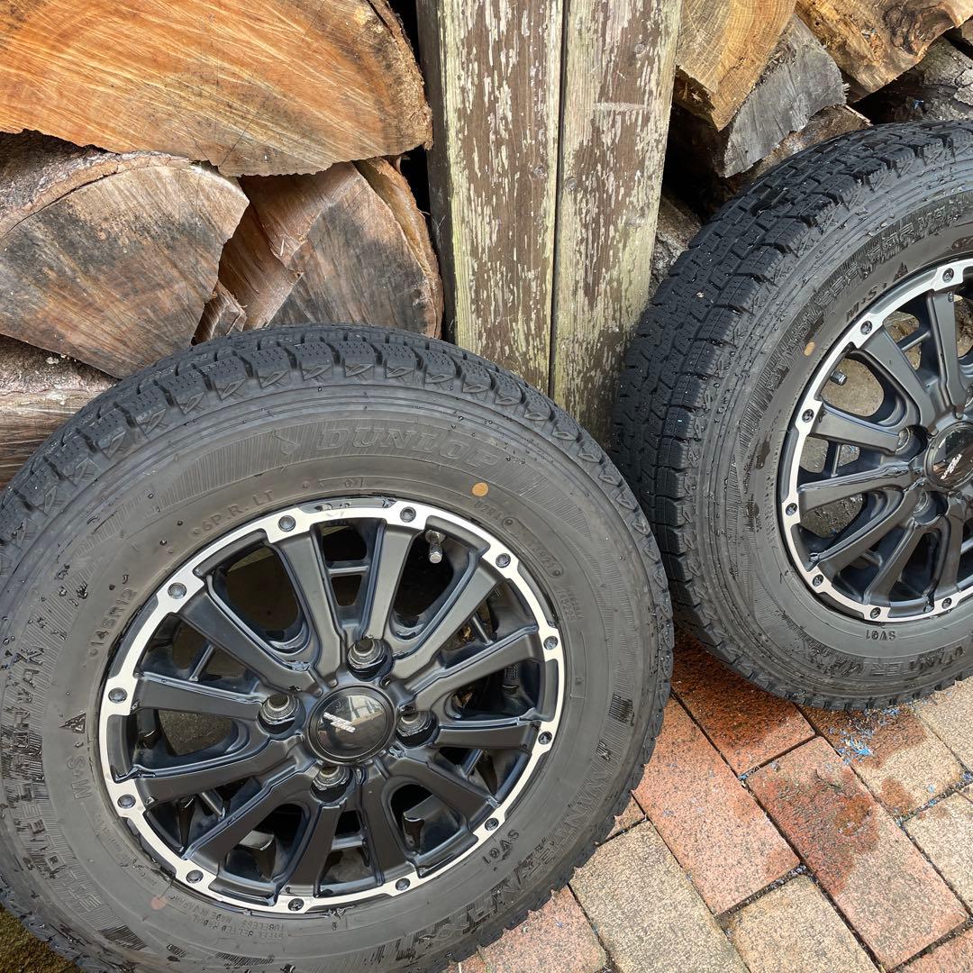 １２インチ　タイヤホイールセット ２本 ジオランダー MT G003 145/80R12 LT PPX MIL8 12×3.5 12インチ