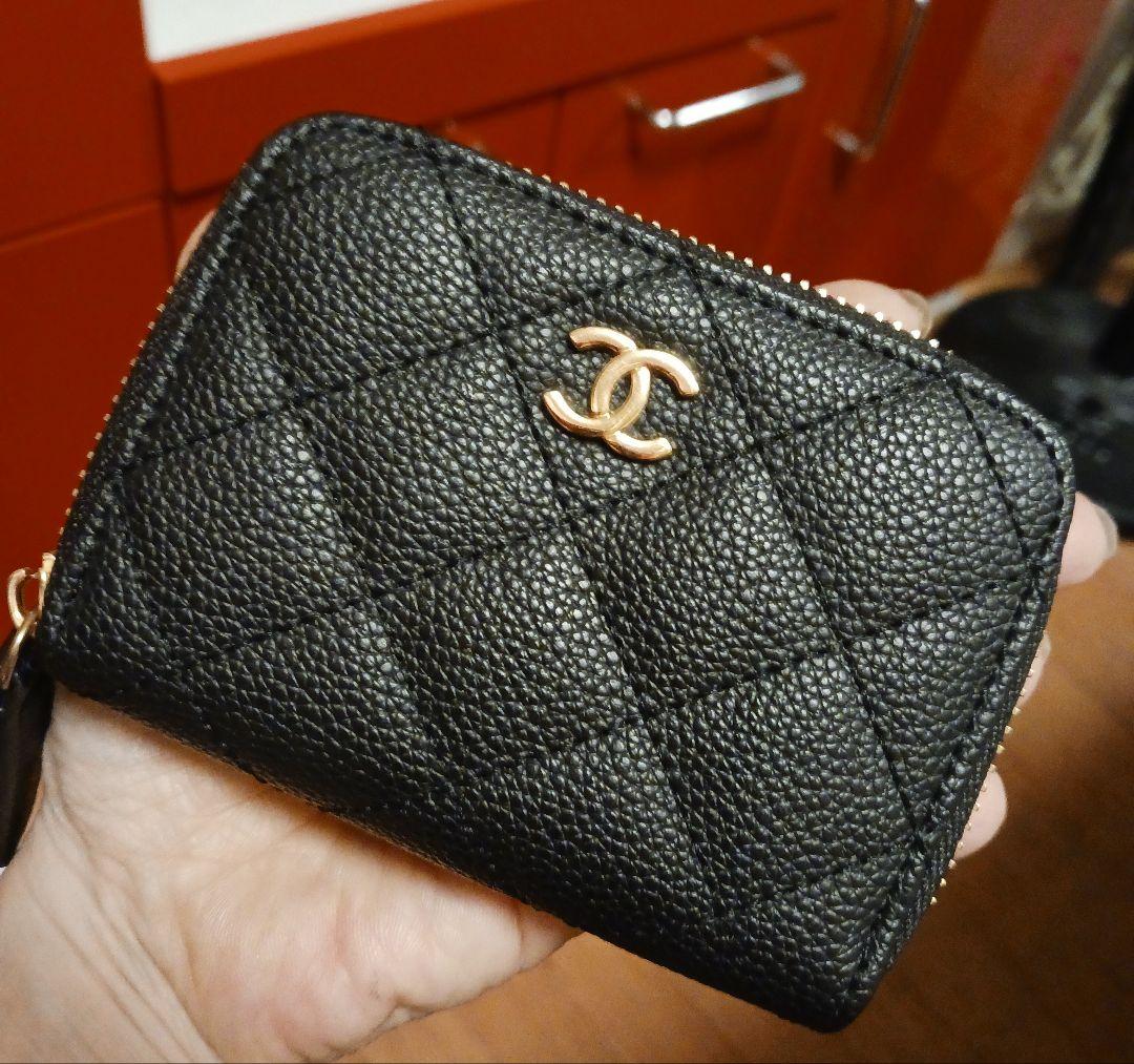 CHANELシャネル コインケース 黒 ノベルティ - メルカリ