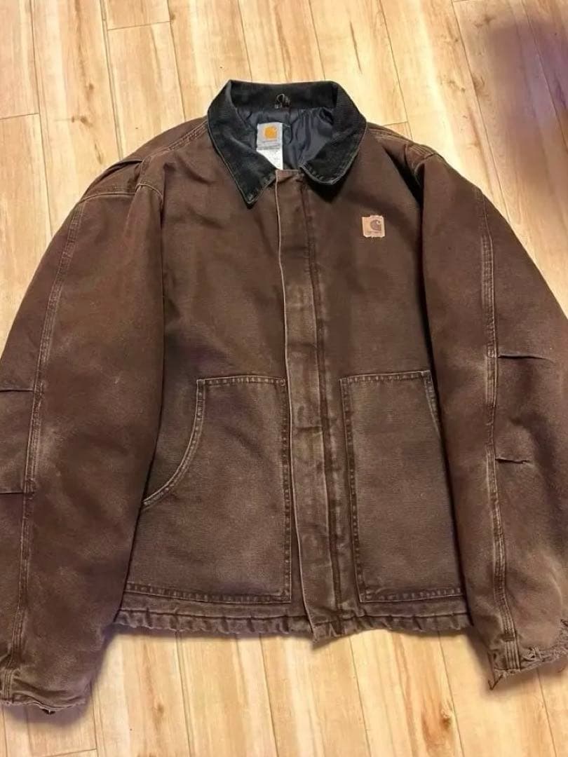00s Carhartt トラディショナルジャケットJ22 DKB USA - メルカリ