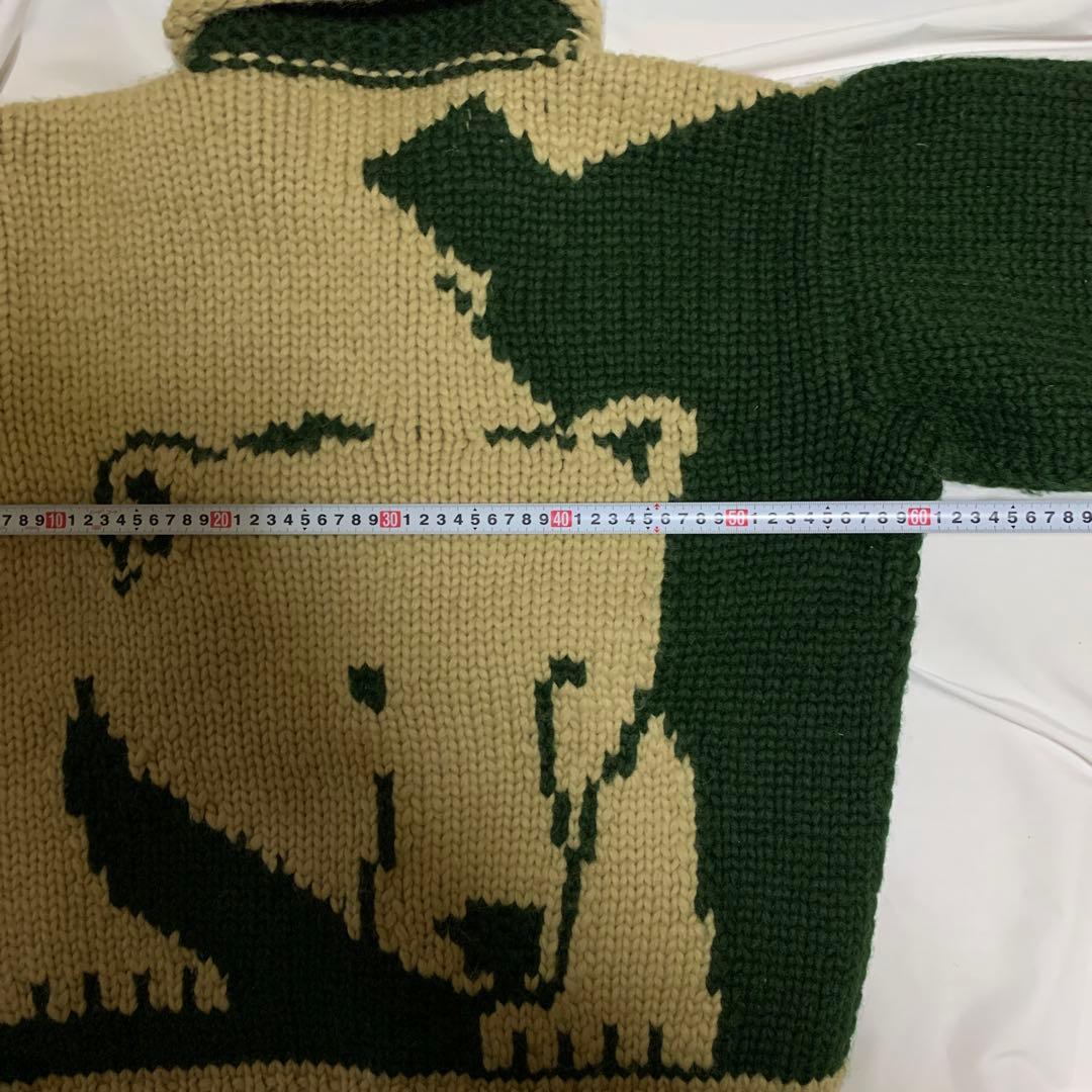 激レアKanata カナタ シロクマ カウチンニット セーター カーディガン 熊