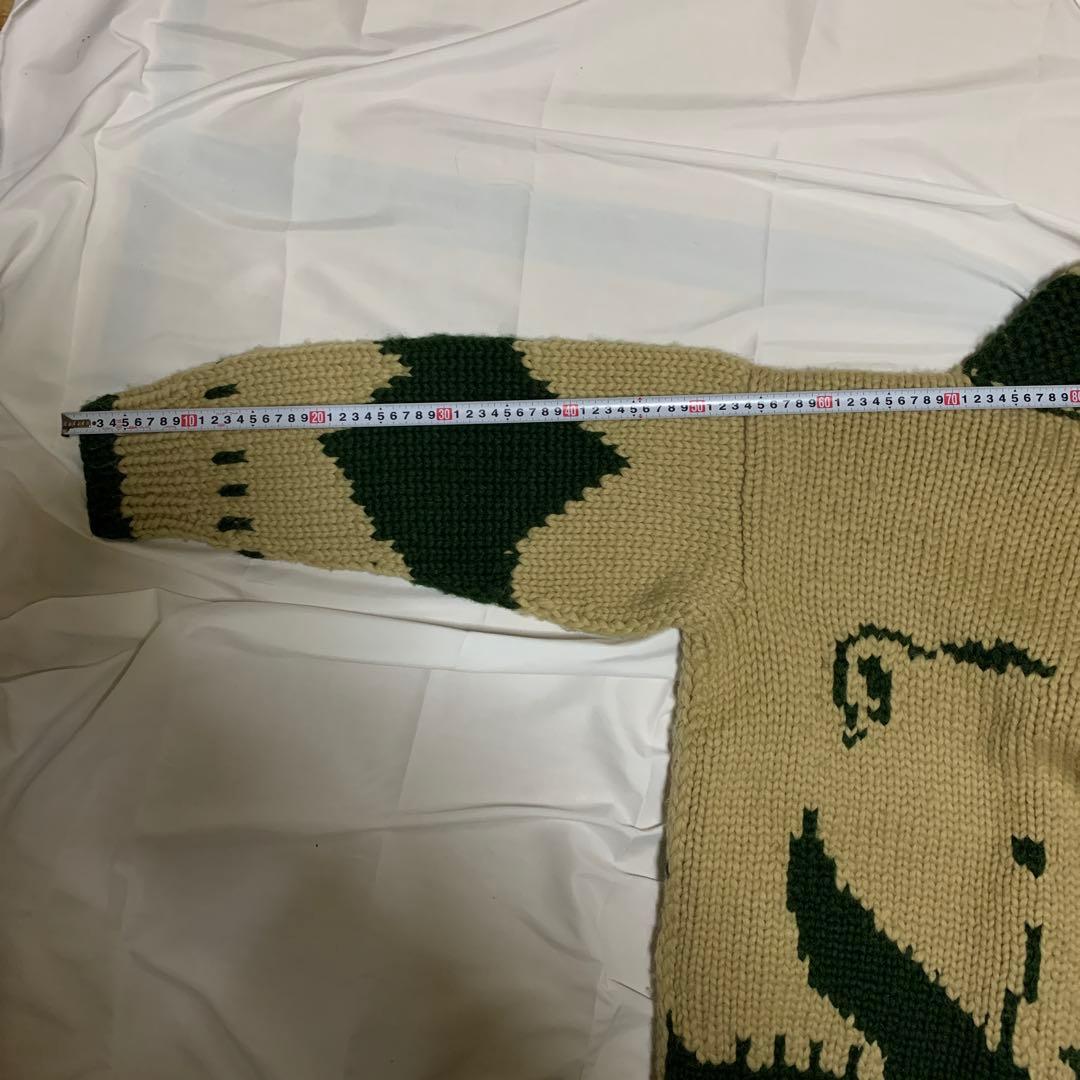 激レアKanata カナタ シロクマ カウチンニット セーター カーディガン 熊