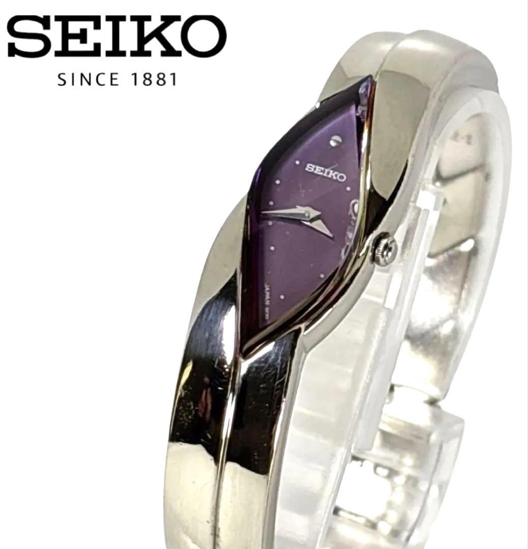 SEIKO ブレスウォッチ パープル レディース 腕時計. - メルカリ