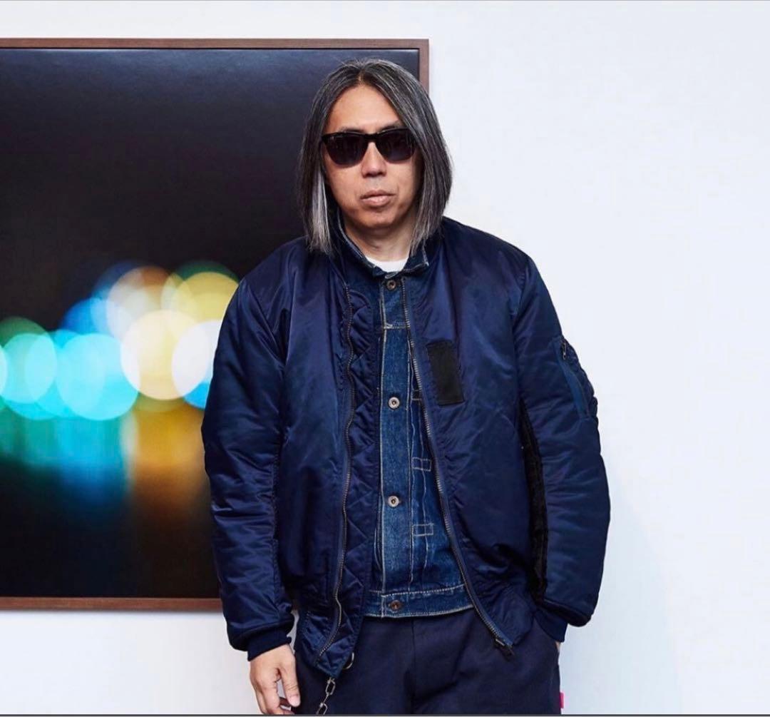 SEQUEL MA-1 藤原ヒロシ 着用モデル FRAGMENT - メルカリ