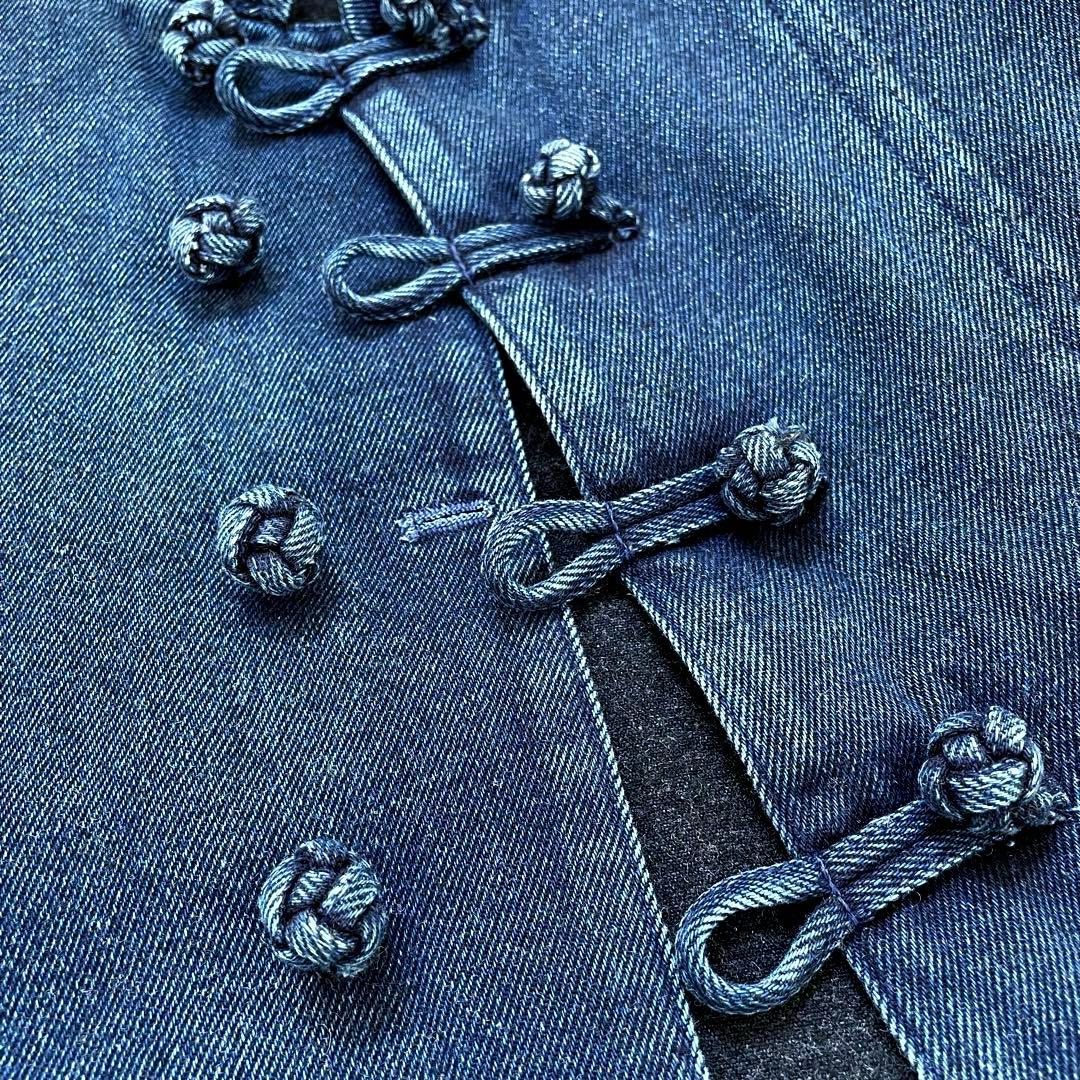 HAI SPORTING GEAR デニムジャケット チャイナボタン ウール混 - メルカリ