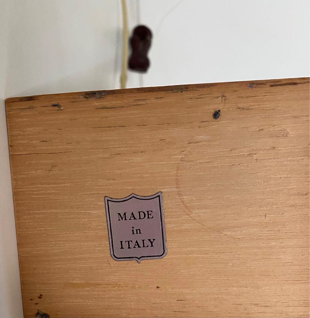 コンタック様専用】 ROMER イタリア製 ヴィンテージ 木彫り人形 釣り人