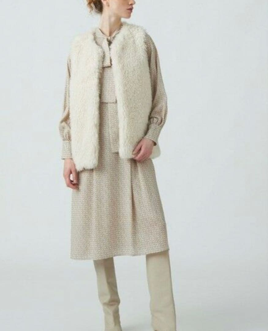 TOMORROWLAND Ballsey プードルファー クルーネックジレ 36 - メルカリ