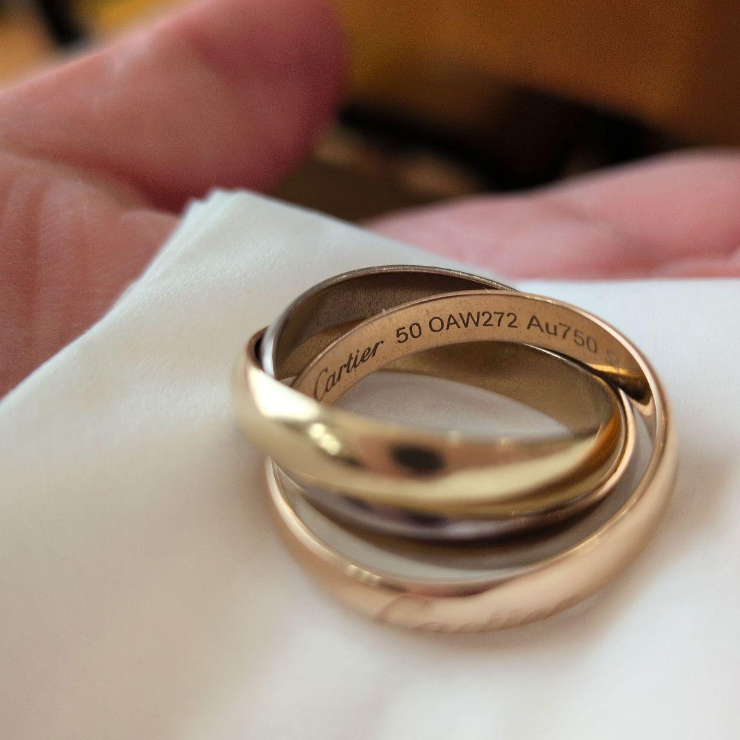 ま*め様 Cartier Au750 リング サイズ50 OAW272 - アクセサリー卸売 通販
