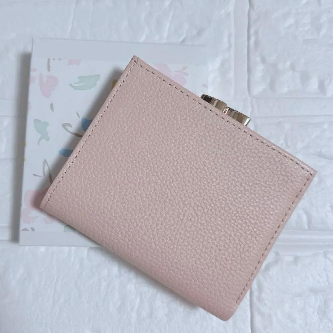 皇居限定 菊葉文化協会 がま口財布 ピンクベージュ - メルカリ