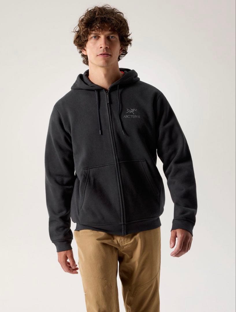 アークテリクス エンブレム フリース フルジップ フーディ パーカー