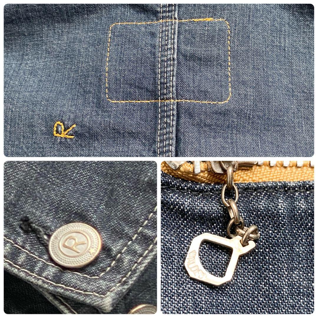 A15637 美品 45R 麦デニムの908カバーオール 影色納戸重 1 - メルカリ