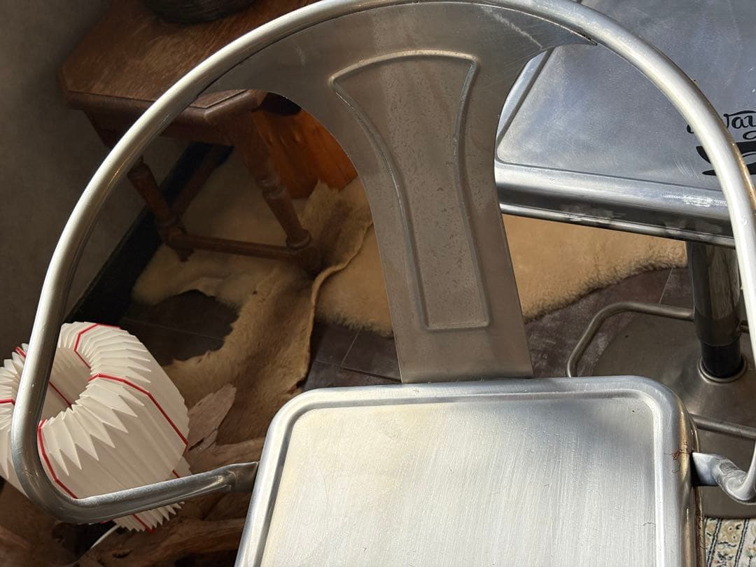 アメリカン ブリキ調 カウンターチェア バーカウンター バーチェア 4