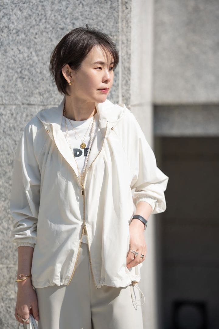 unlabel. haruka 2WAY UV ジップアップブルゾン - メルカリ