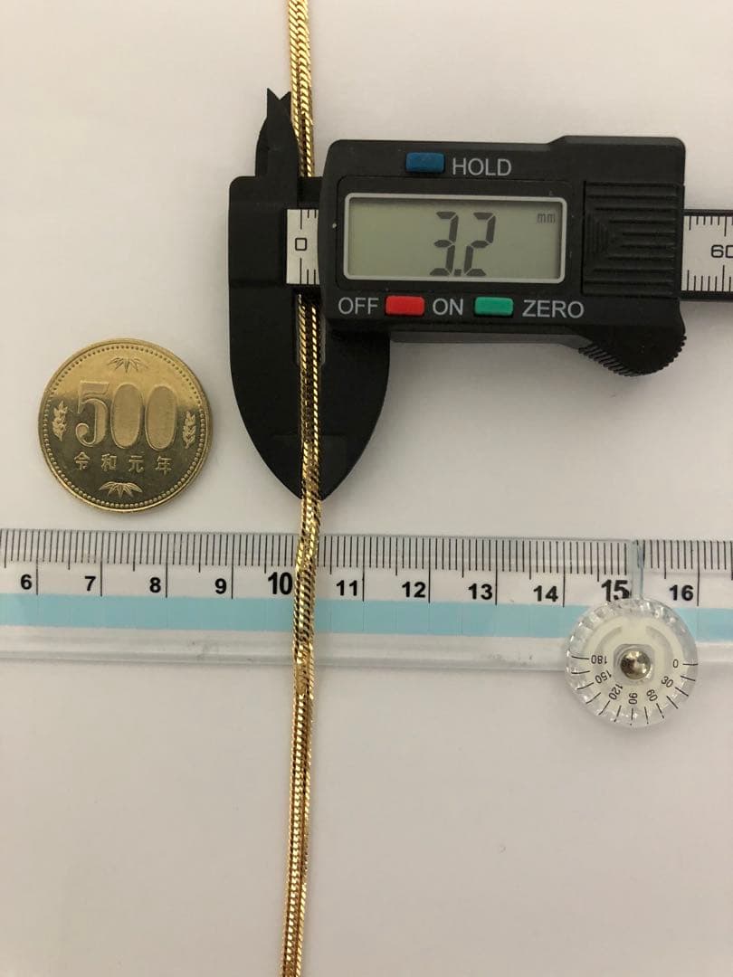 K18喜平アンクレット 12面トリプルカット - メルカリ