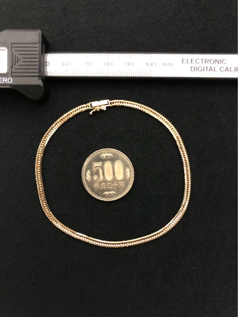 K18喜平アンクレット 12面トリプルカット - メルカリ