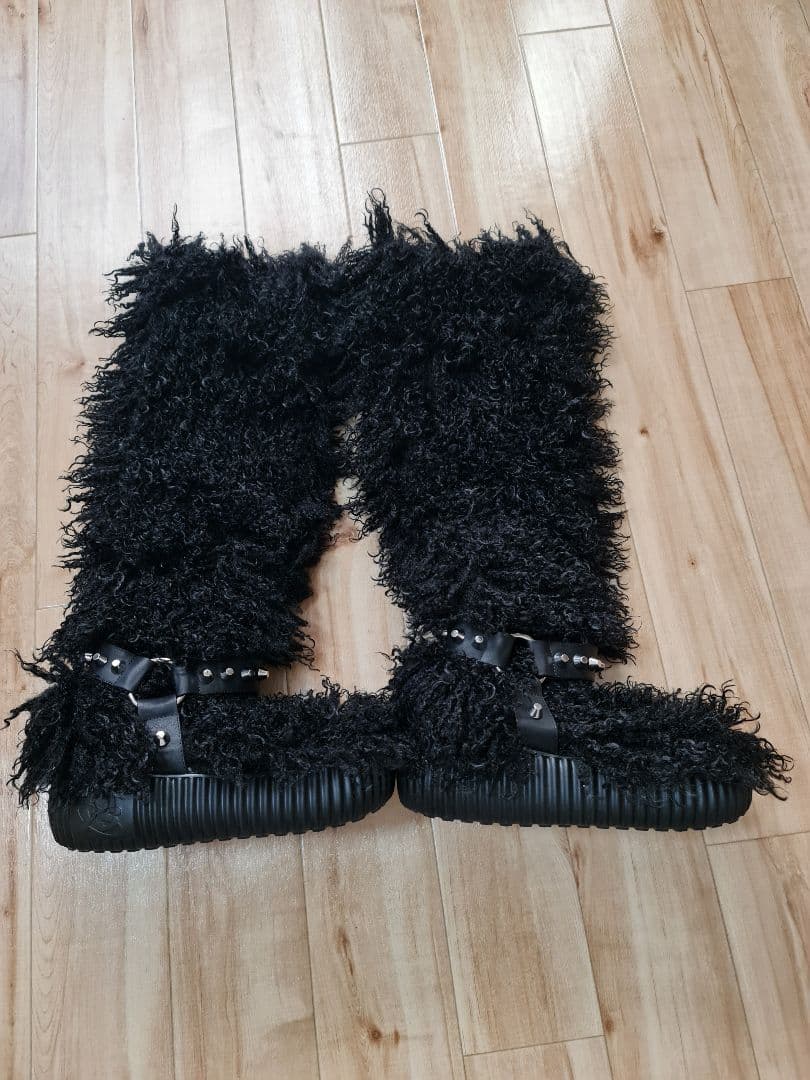 kanoko YELLO 黒ロングファーブーツ 05202243-1.jpg.webp