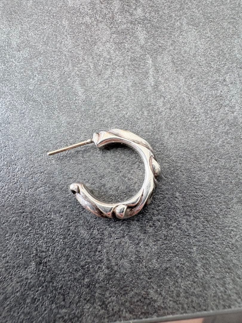 CHROME HEARTS スクロール フープ ピアス インボイス原本付 - メルカリ