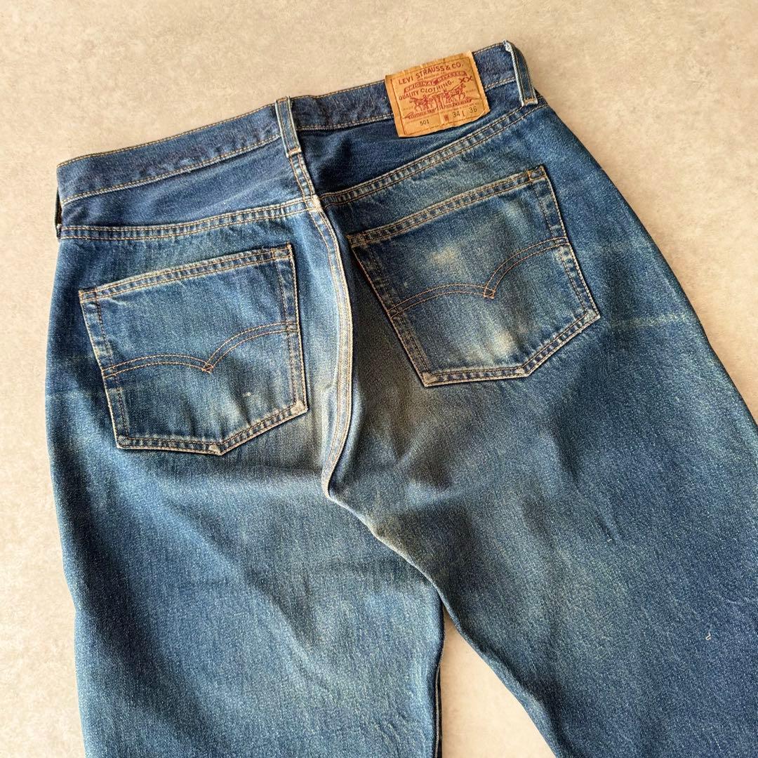 90s 激渋ハチノスLEVI'S 501XX ビンテージ USA製バレンシア - メルカリ