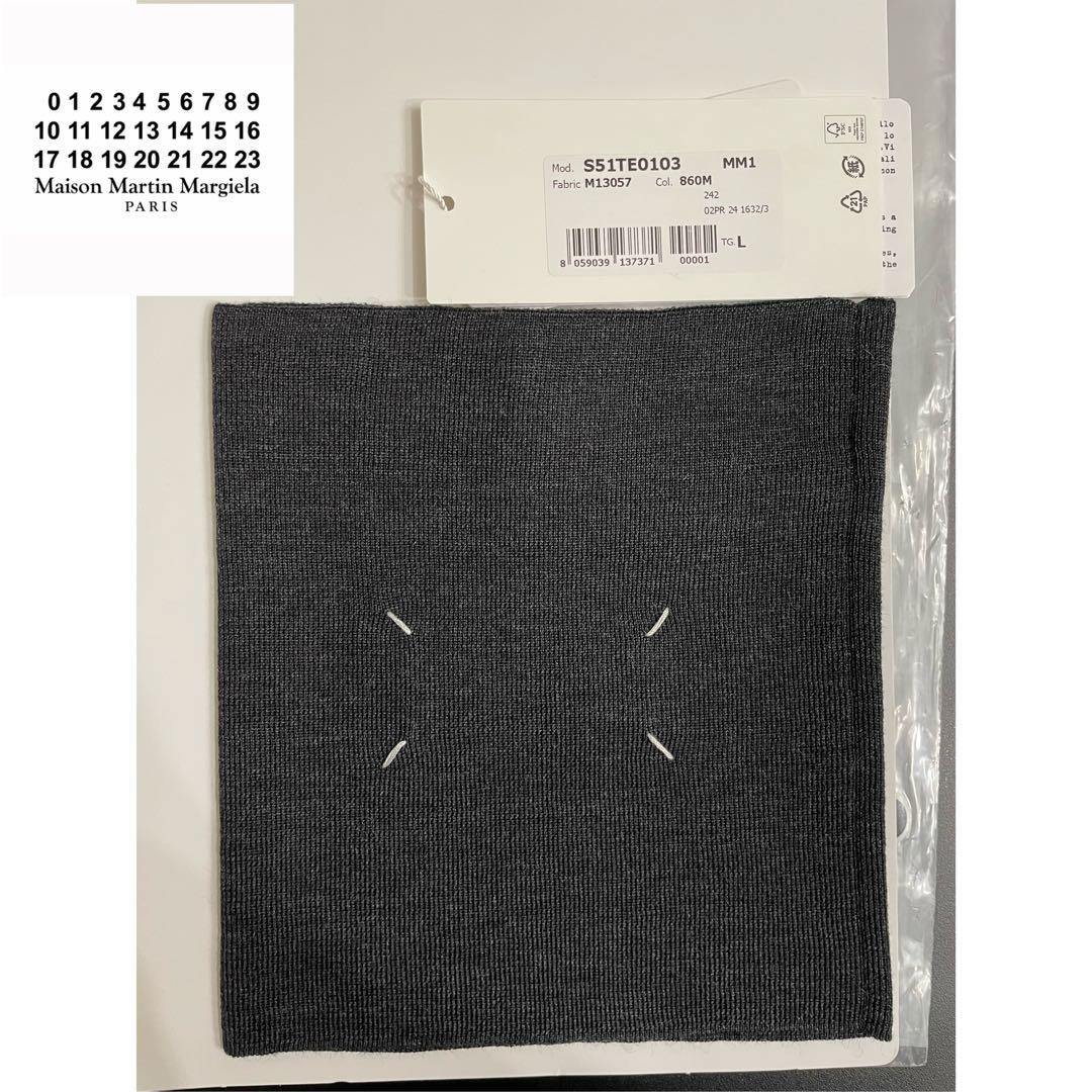 新品 L マルジェラ 24aw スヌード ネックウォーマー S115639366 - 小物