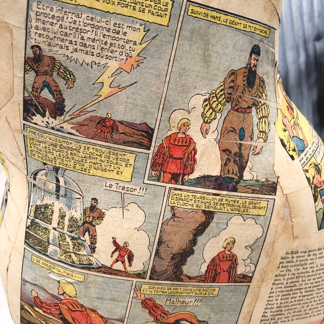 夢八トルソー フランスの少女紙貼ったトルソー マネキン ボディー