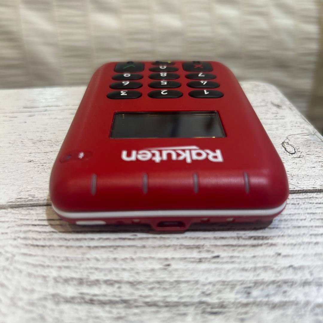 Rakuten 決済端末 M10-RM020245-V9-G 赤 - メルカリ